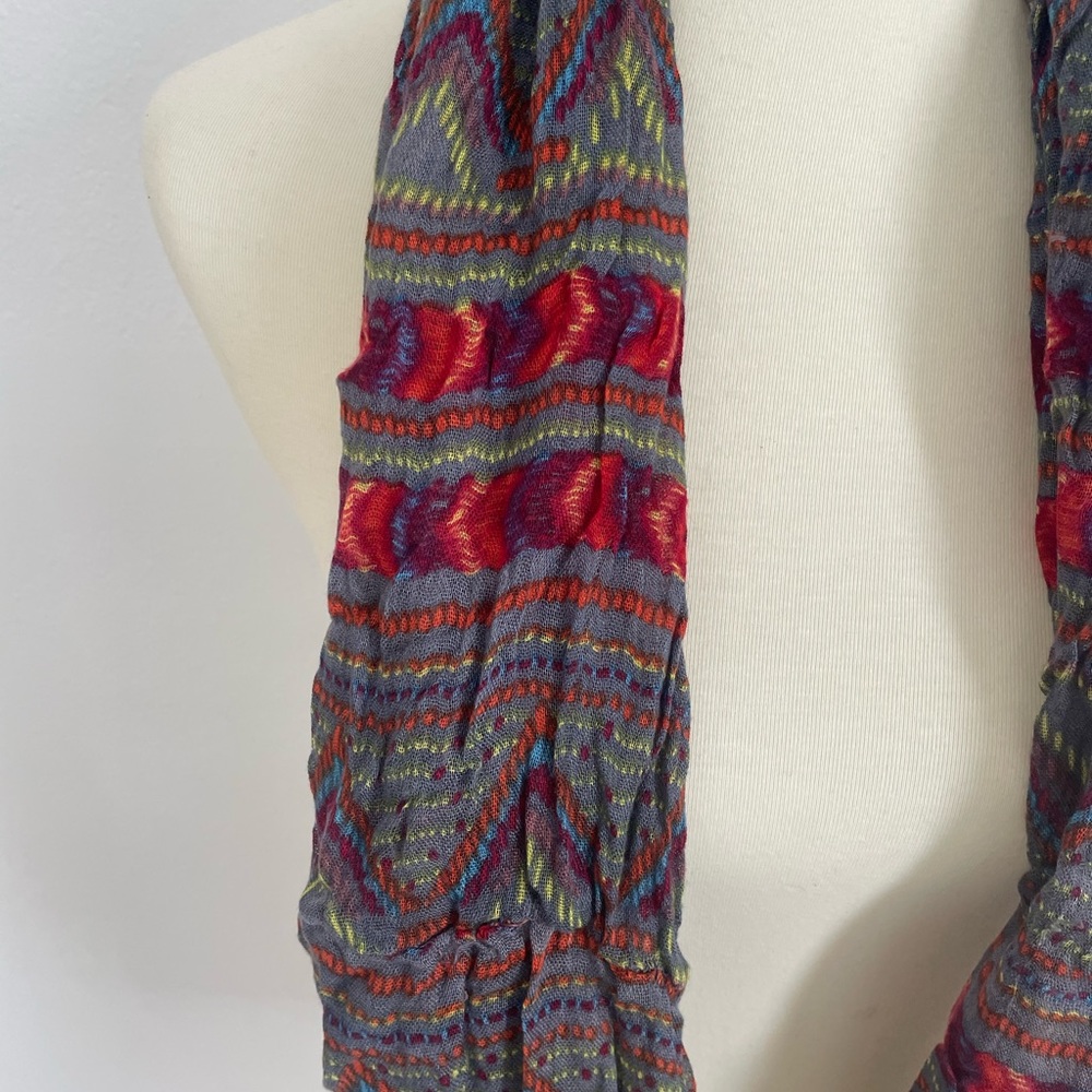 Boho Patterned Scarf - Picture 3 of 3